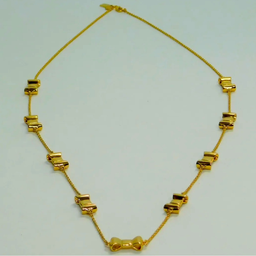 EUC Kate Spade Take a Bow Gold Plated Necklace. 32”No flaws or scratches. - Picture 3 of 4